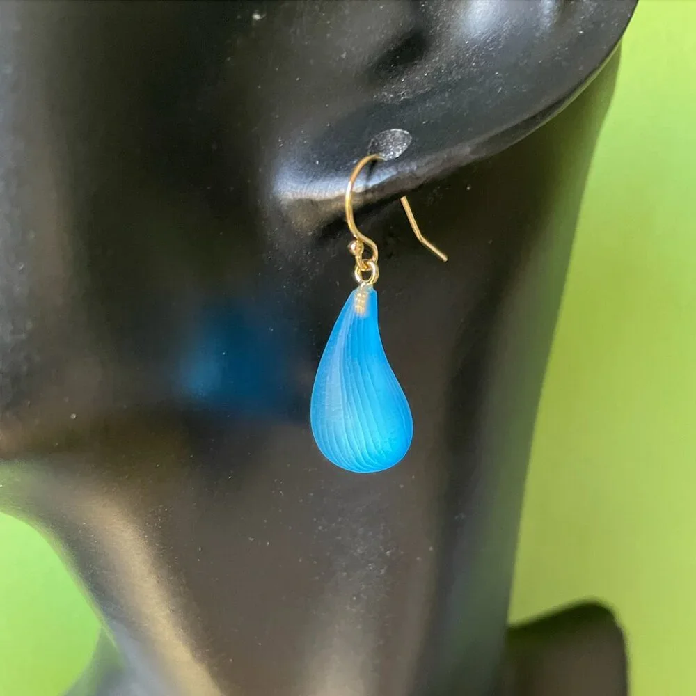 Alexis Bittar | Lucite Dewdrop Earring (Neon Blue)